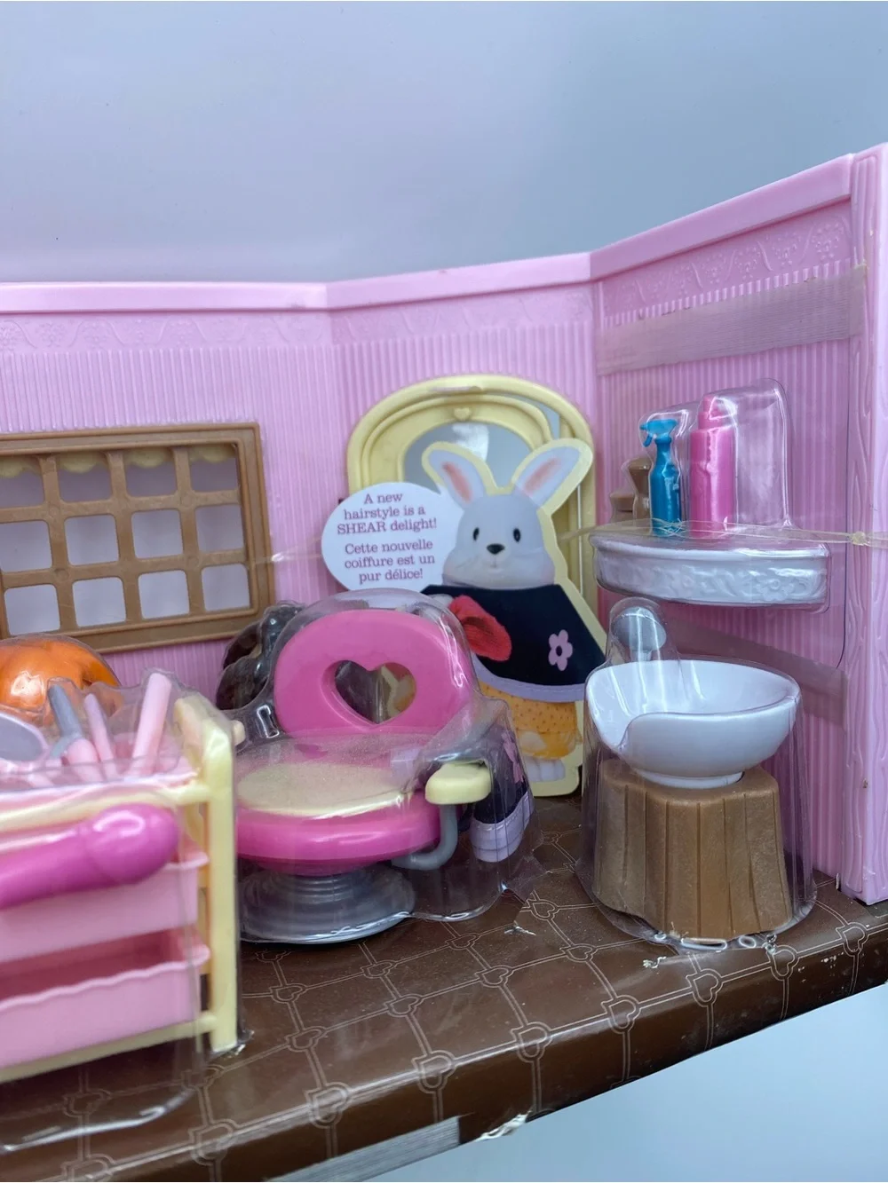 Li'l Woodzeez Baabaa Spa & Hair Salon Playset - Pink